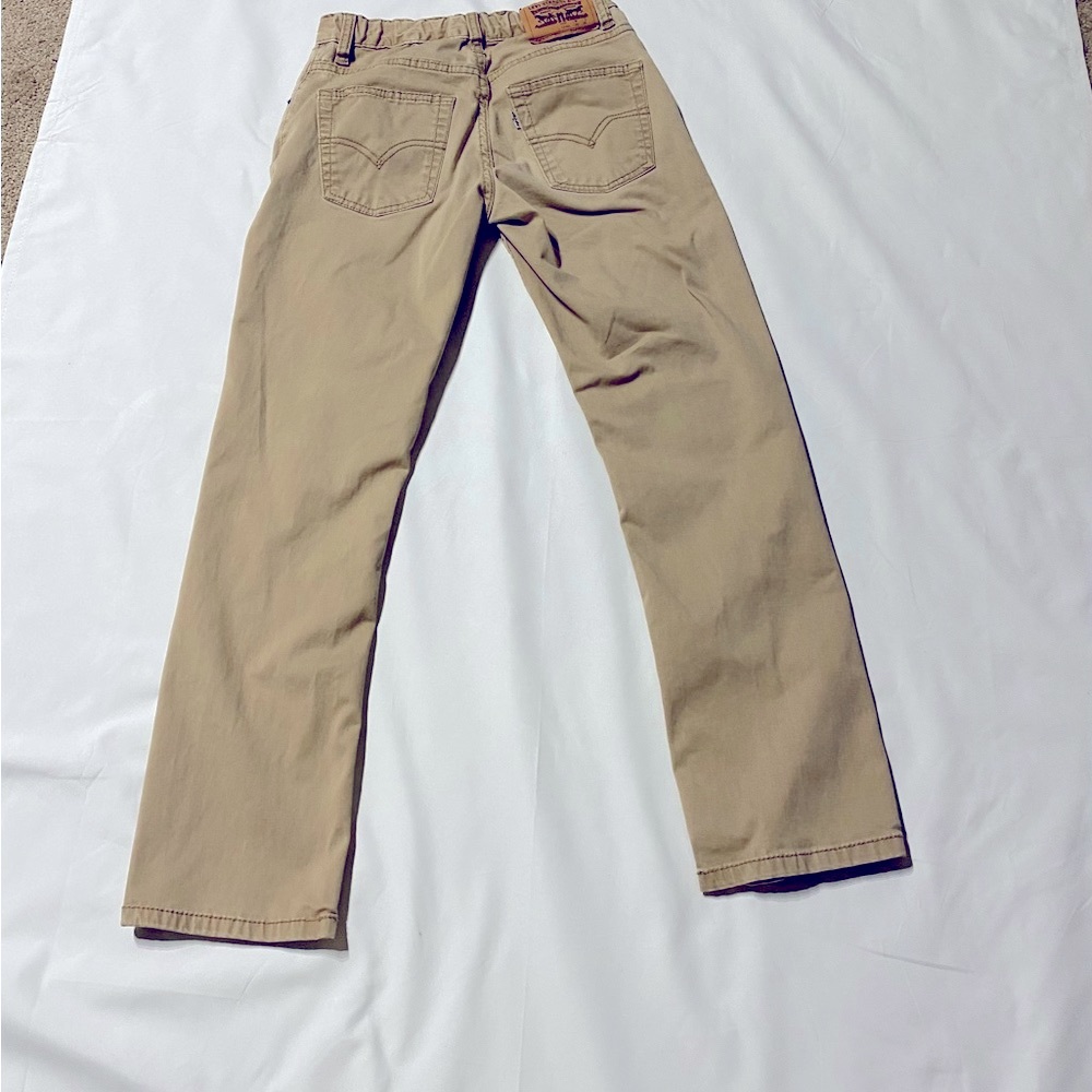 Levi’s 511 Slim Fit Kaki Jeans for Girls. Size 12 Regular w/inside Adj. waist.